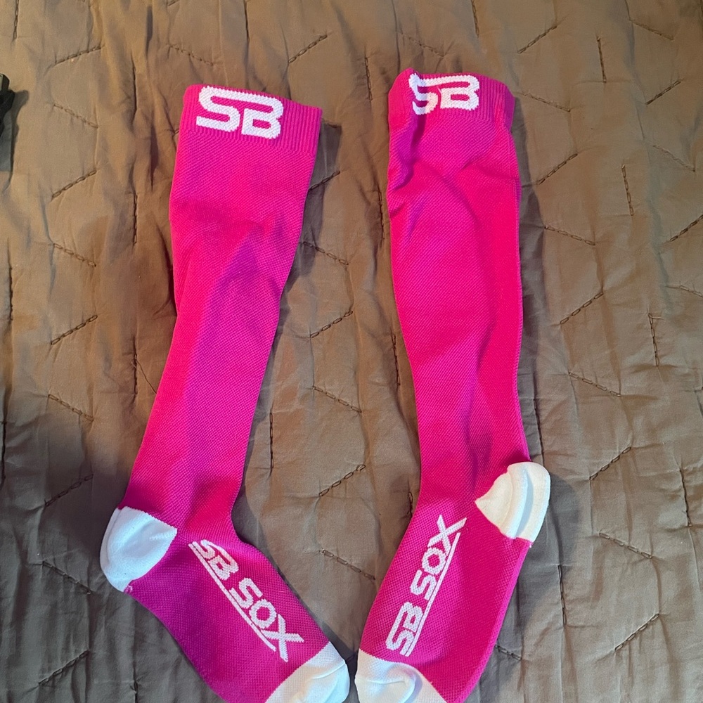 Pink Compression Socks